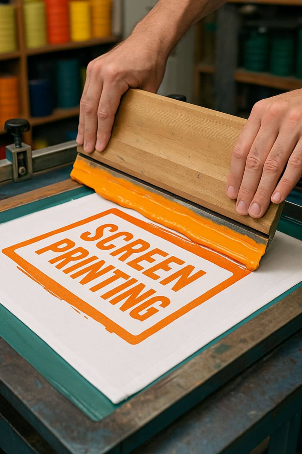 sérigraphie à plat